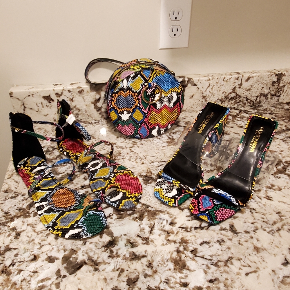 Multi color 3 piece Set